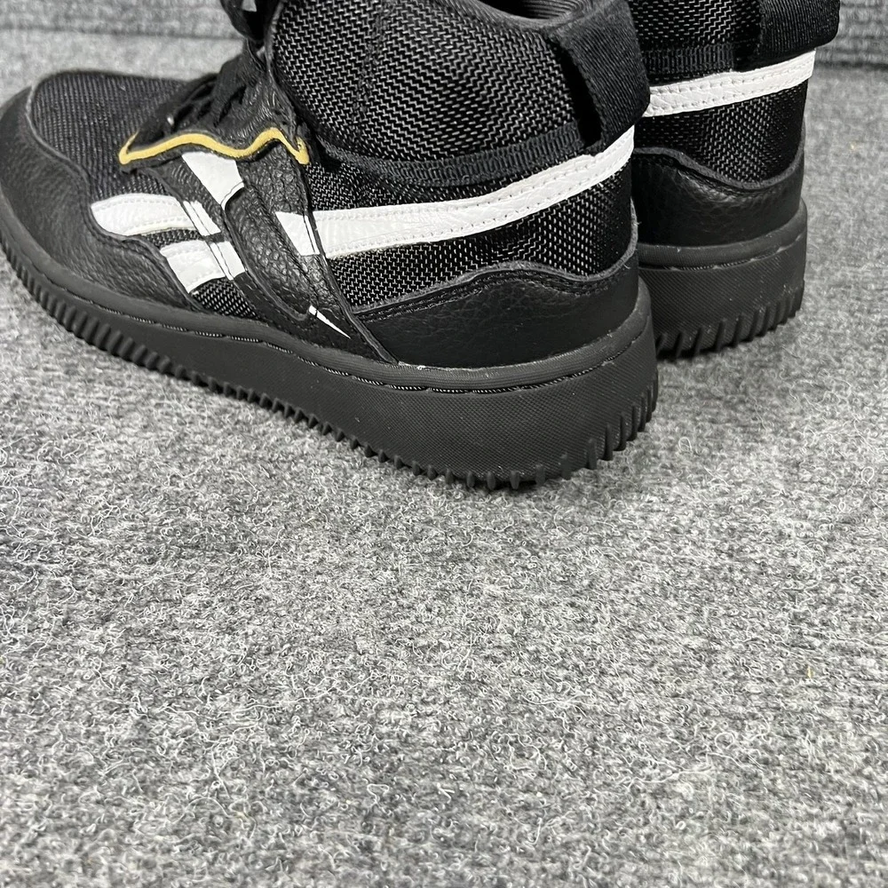 Reebok Shoes Teens Size 5.5 Black High‎ Top Lace Up Athletic Sneakers FX4301